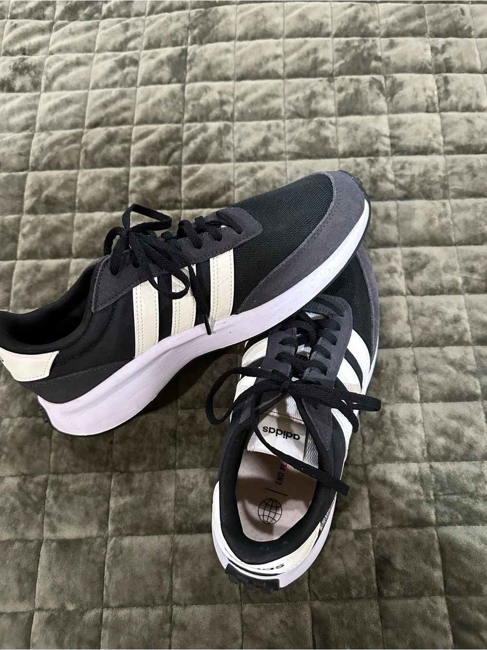 adidas Black/Cream Men's Sneakers